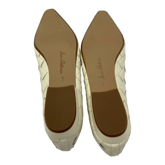 Sam Edelman Joy Flat Modern Ivory Size 9 New Without Box $170 MSRP - Picture 7 of 7